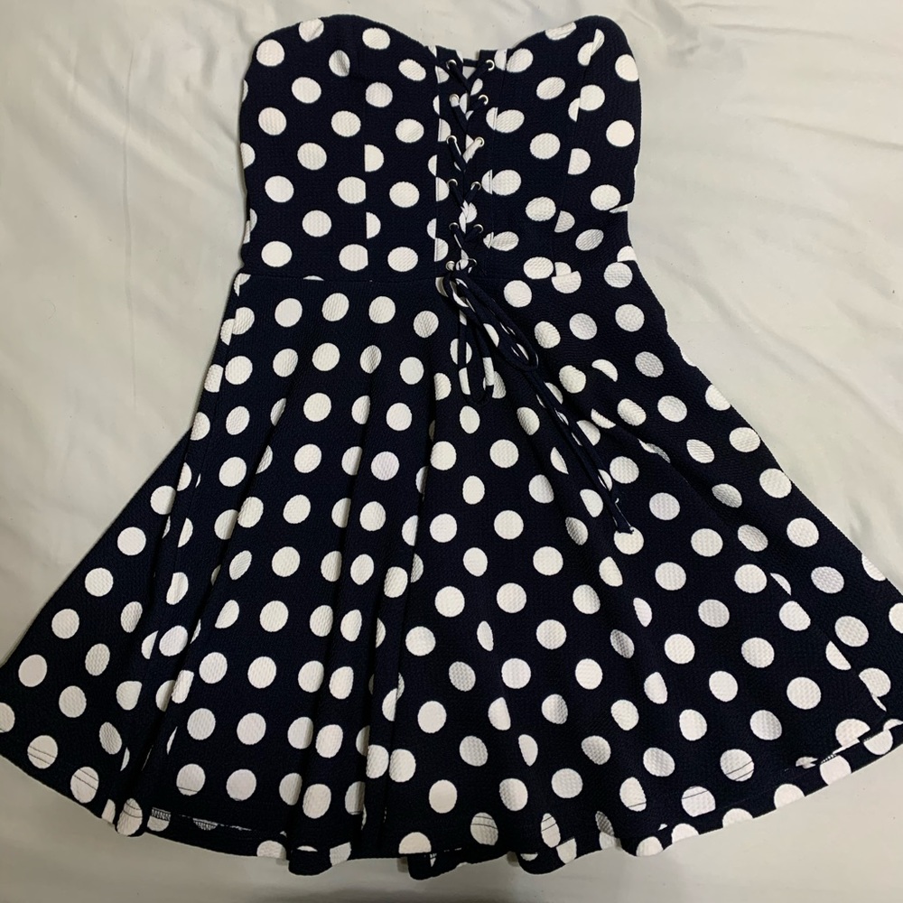 Papaya polka dotted dress size medium